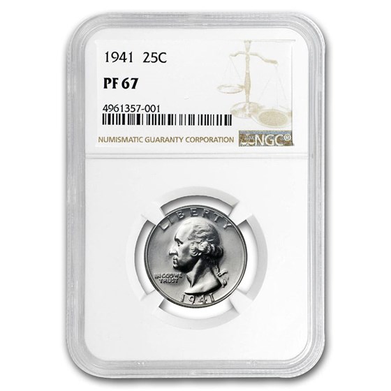 1941 Washington Quarter PF-67 NGC 1941 Washington Quarter PF-67 NGC