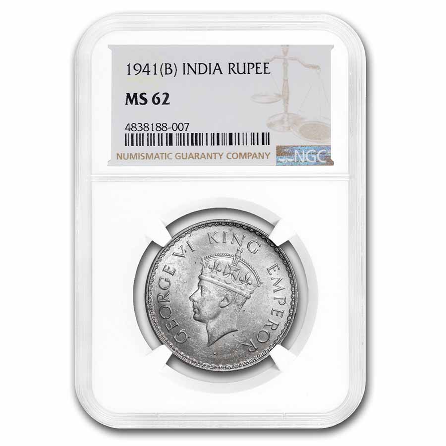 MS63 英領 インド ルピー 銀貨 1893B NGC india rupee 1885 B British India Silver Rupee Coin NGC MS63 – Currency