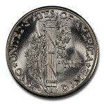 1942/1-D Mercury Dime MS-66 PCGS CAC (FB)