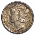 1942/1 Mercury Dime AU-50 PCGS