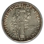 1942/1 Mercury Dime AU-58 PCGS