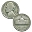 1942-1945 35% Silver Wartime Nickel Set - Avg Circulated