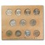 1942-1945 35% Silver Wartime Nickel Set - BU (Wayte Raymond)