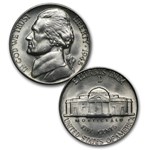 1942-1945 35% Silver Wartime Nickel Set - BU