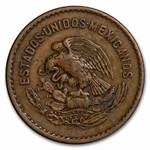 1942-1955 Mexico Bronze 5 Centavos Avg Circ