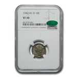 1942/41-D Mercury Dime VF-30 NGC CAC