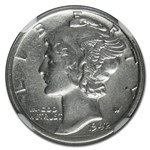 1942/41 Mercury Dime AU-55 NGC