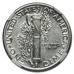 1942/41 Mercury Dime AU-55 NGC