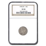 1942/41 Mercury Dime XF-45 NGC