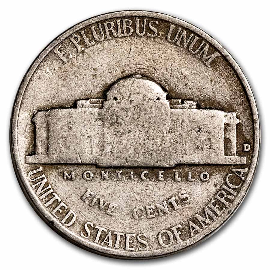 Buy 1942-D Jefferson Nickel Avg Circ | APMEX