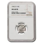 1942-D Mercury Dime MS-68 NGC (FB)