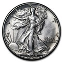 1942-D Walking Liberty Half Dollar AU