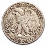 1942-D Walking Liberty Halves 20-Coin Roll Avg Circ