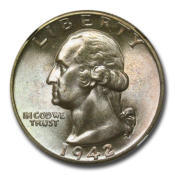 1942-D Washington Quarter MS-67 NGC 1942-D Washington Quarter MS-67 NGC