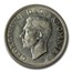 1942 Great Britain Silver Half Crown George VI AU