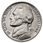 1942 Jefferson Nickel Choice AU