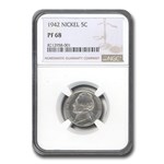 1942 Jefferson Nickel PF-68 NGC (Type-I)