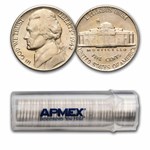 1942 Jefferson Nickel Type-I 40-Coin Roll BU