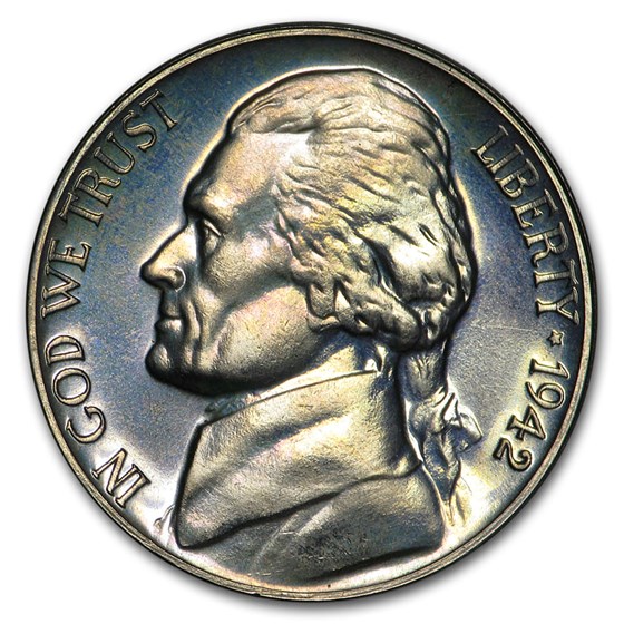 1942 Jefferson Nickel Type-I Proof