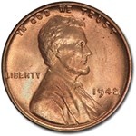 1942 Lincoln Cent BU (Red)