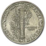 1942 Mercury Dime BU