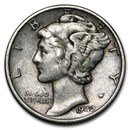 1942 Mercury Dime Good/VF