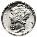 1942 Mercury Dime MS-65 NGC