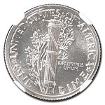 1942 Mercury Dime PF-66 NGC