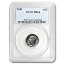1942 Mercury Dime PR-64 PCGS