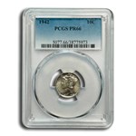 1942 Mercury Dime PR-66 PCGS