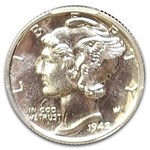 1942 Mercury Dime PR-67 PCGS