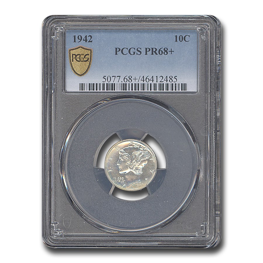 Montre-pendentif Vintage Avec Pièce Mercury Dime 1942 - Gravée AHS, Avec Certificat