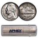 1942-P 35% Silver Wartime Jefferson Nickel Roll BU