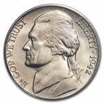 1942-P Silver Jefferson Nickel Type-2 MS-66 PCGS