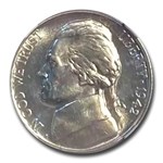 1942-P Silver Jefferson Nickel Type-II Proof-64 NGC