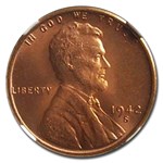 1942-S Lincoln Cent MS-67 NGC (Red)