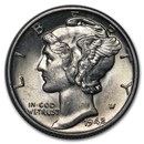 1942-S Mercury Dime BU