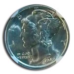 1942-S Mercury Dime MS-67 NGC (FB)
