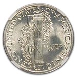 1942-S Mercury Dime MS-67 NGC (FB)