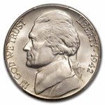 1942-S Silver Jefferson Nickel Type-II MS-65 PCGS