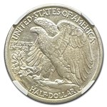 1942-S Walking Liberty Half Dollar AU-58 NGC