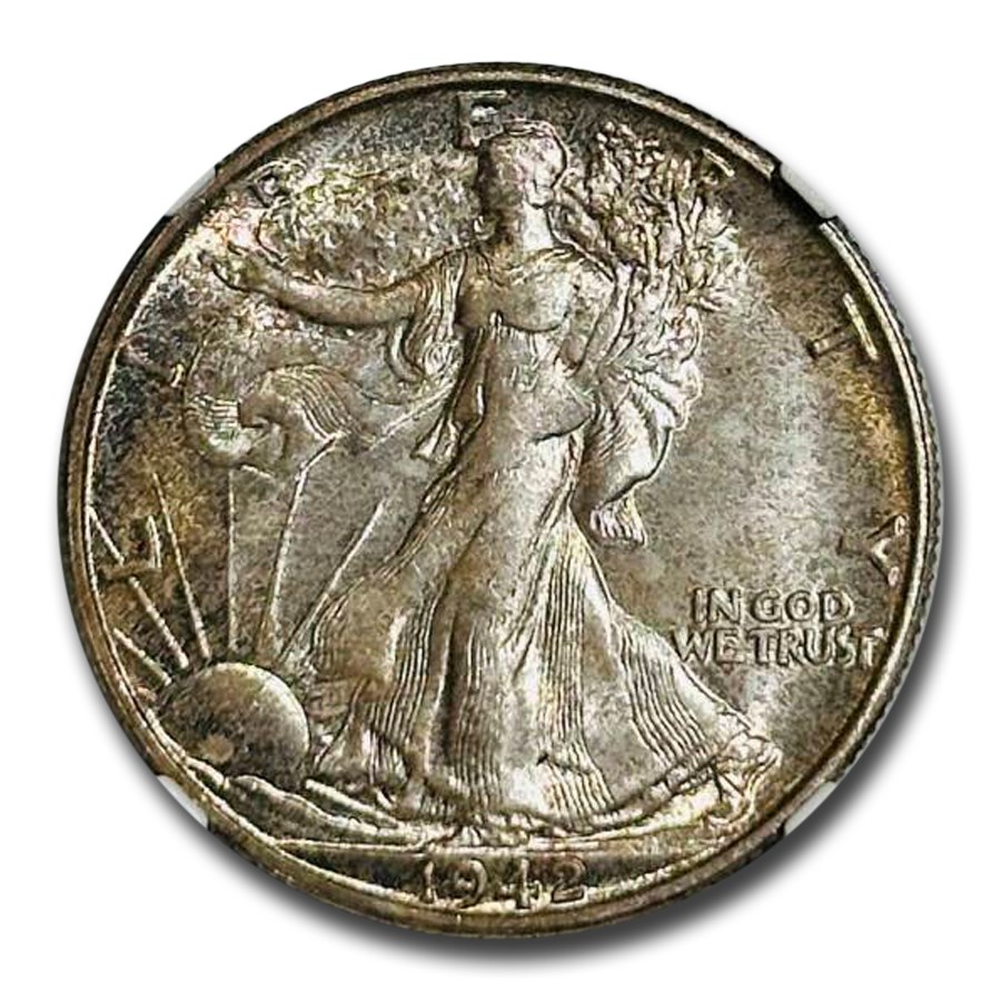 1942-S Walking Liberty Half Dollar MS-65 NGC