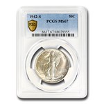 1942-S Walking Liberty Half Dollar MS-67 PCGS