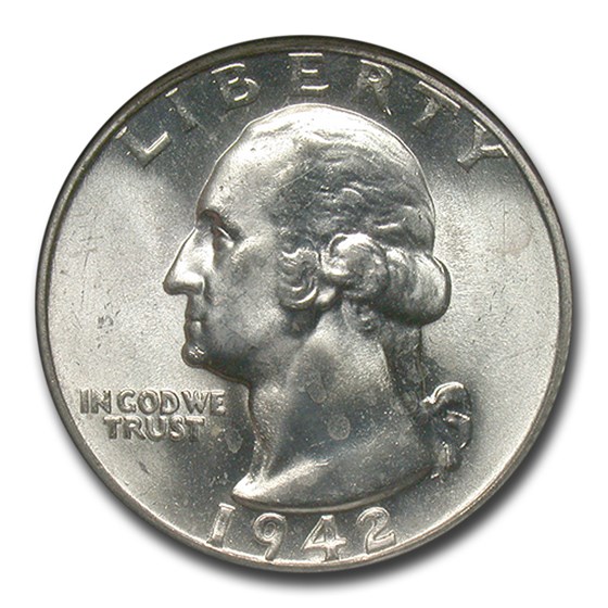 1942-S Washington Quarter MS-66 NGC 1942-S Washington Quarter MS-66 NGC