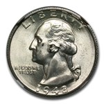 1942-S Washington Quarter MS-67+ NGC