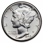 1942 U.S. Proof Set (5-Coins, In Hard Plastic Holder)