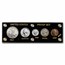 1942 U.S. Proof Set (5-Coins, In Hard Plastic Holder)