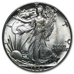 1942 Walking Liberty Half Dollar 20-Coin Roll BU