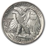 1942 Walking Liberty Half Dollar AU