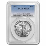 1942 Walking Liberty Half Dollar MS-63 PCGS